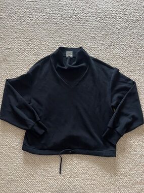 Varley Black Women's Funnel Neck Sweatshirt